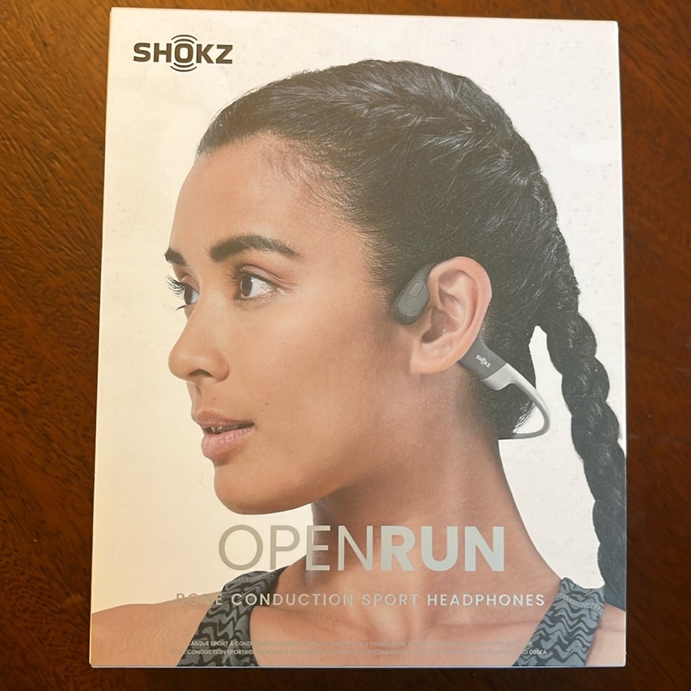 NEW SHOKZ unisex openrun headphone in grey